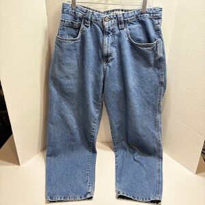 Vintage Monet Skateboards Baggy Denim Carpenter Jeans 32 Drawstring Y2K